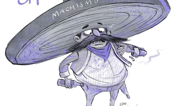 Cartón de Qucho sobre el 8M