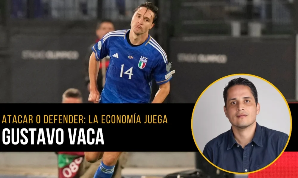 Columna de opinión de Gustavo Vaca, quien escribe de la economía en el futbol
