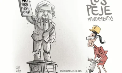 Cartón de Qucho sobre la Presidenta Claudia Sheinbaum