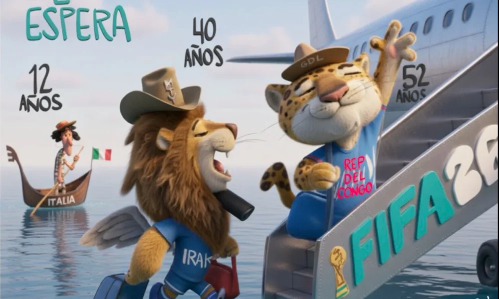 Cartón de Qucho Monero sobre las selecciones que logran su pase al Mundial