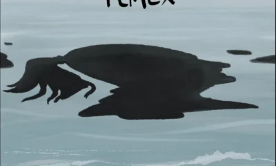 Cartón de Qucho Monero sobre la contaminación de Pemex