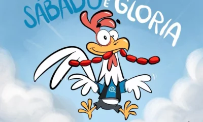 Cartón de Qucho sobre los Gallos Blancos