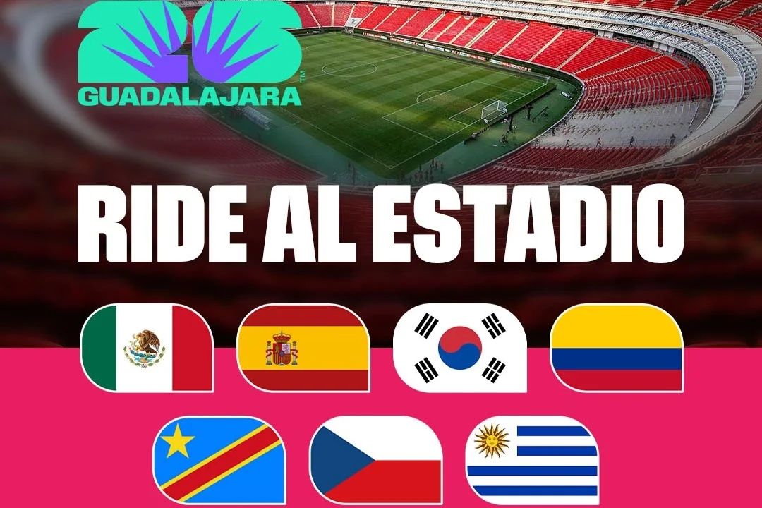Inicia la venta de boletos para el transporte "Ride al Estadio" en Guadalajara
