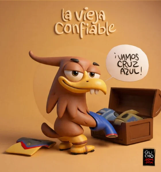Cartón de Qucho sobre el América