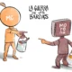 Cartón de Qucho sobre la pinta de bardas