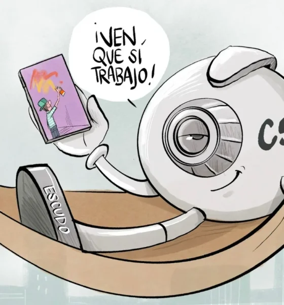 Cartón de Qucho sobre el C5