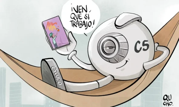 Cartón de Qucho sobre el C5