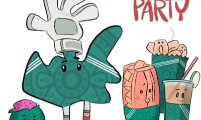 Cartón de Qucho sobre el modo party
