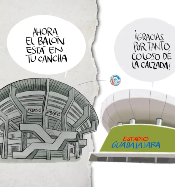 Cartón de Qucho sobre el Mundial