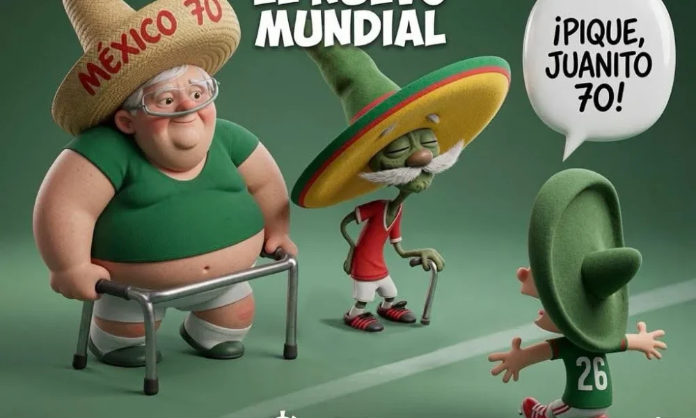Cartón de Qucho sobre el Mundial