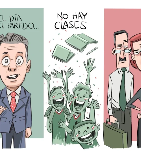 Cartón de Qucho Monero sobre la Selección Mexicana