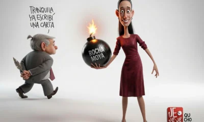 Cartón de Qucho Morena sobre el caso Rocha Moya