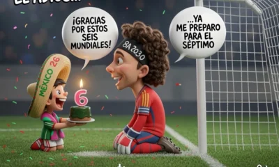 Cartón de Qucho sobre Memo Ochoa