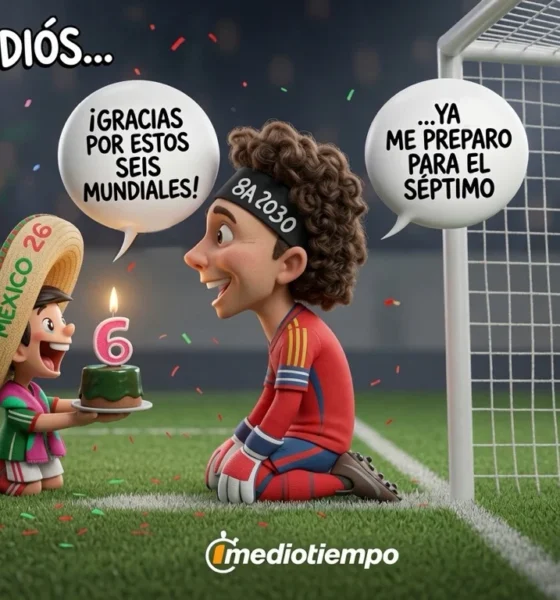 Cartón de Qucho sobre Memo Ochoa