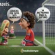 Cartón de Qucho sobre Memo Ochoa