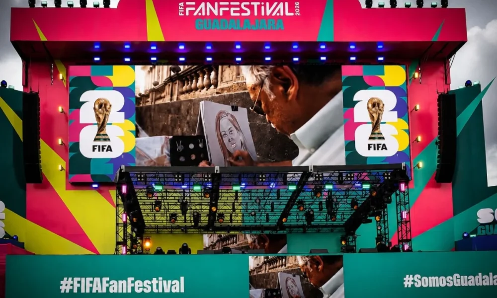 Inauguran FIFA Fan Fest sin recorrido ni acto protocolario