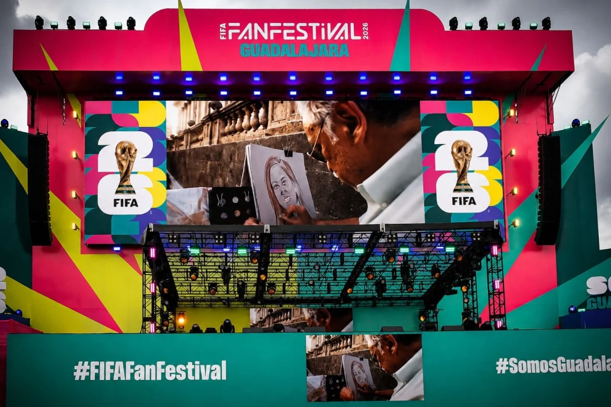 Inauguran FIFA Fan Fest sin recorrido ni acto protocolario