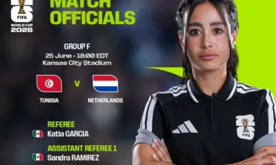 Katia Itzel García dirigirá el partido entre Países Bajos y Túnez