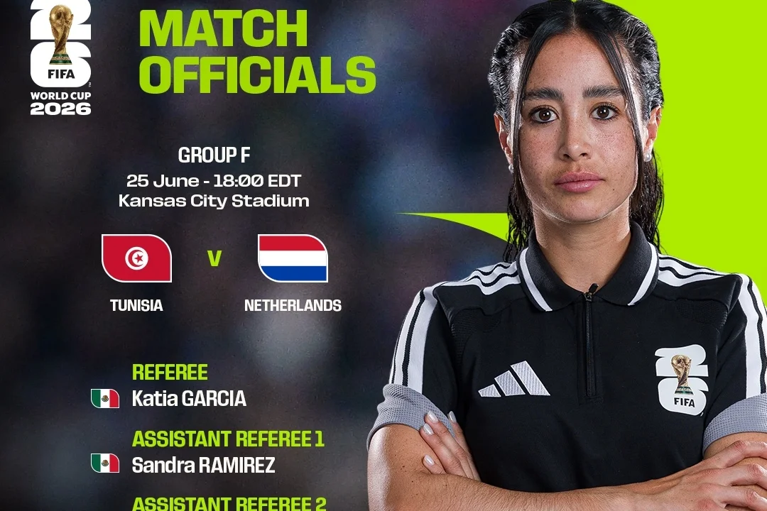 Katia Itzel García dirigirá el partido entre Países Bajos y Túnez