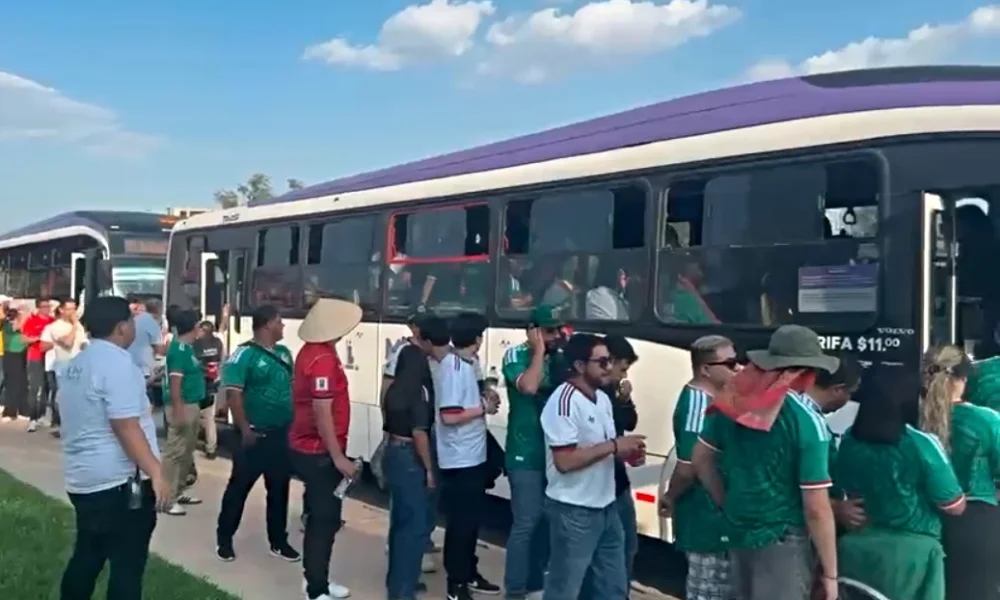 Movilizan transporte público en Guadalajara a más de 28 mil personas tras primer partido mundialista