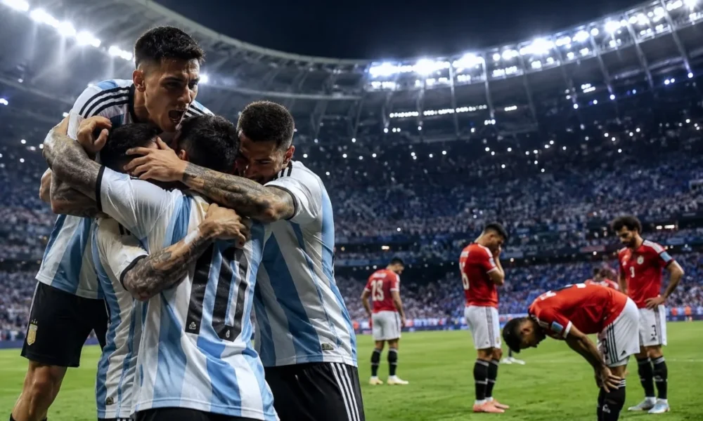 ​En un duelo cargado de dramatismo en el Atlanta Stadium, la selección argentina protagonizó una remontada agónica ante una valiente Egipto