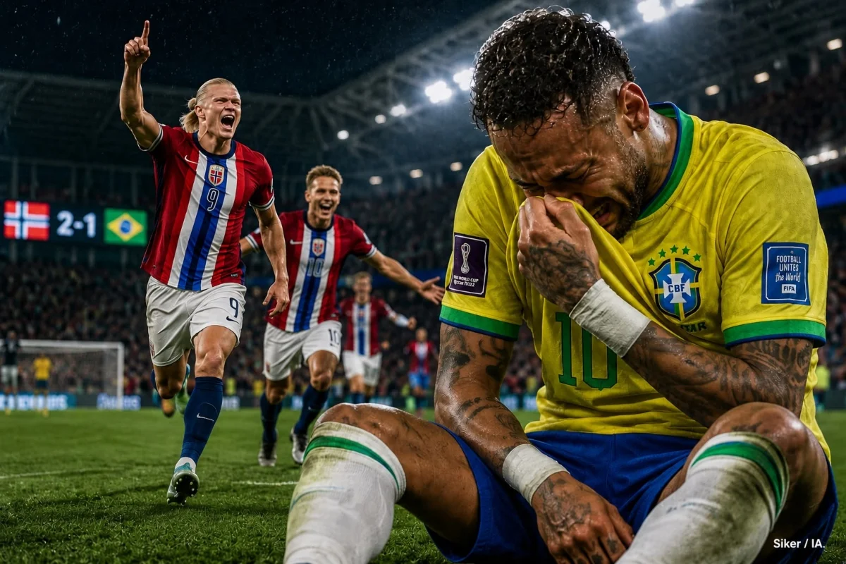 Noruega elimina a Brasil en una noche agónica