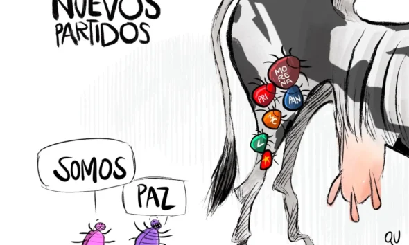 Cartón de Qucho sobre los nuevos partidos políticos