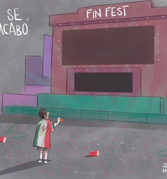 Cartón de Qucho sobre la derrota de México vs Portugal