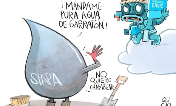 Cartón de Qucho sobre el Siapa