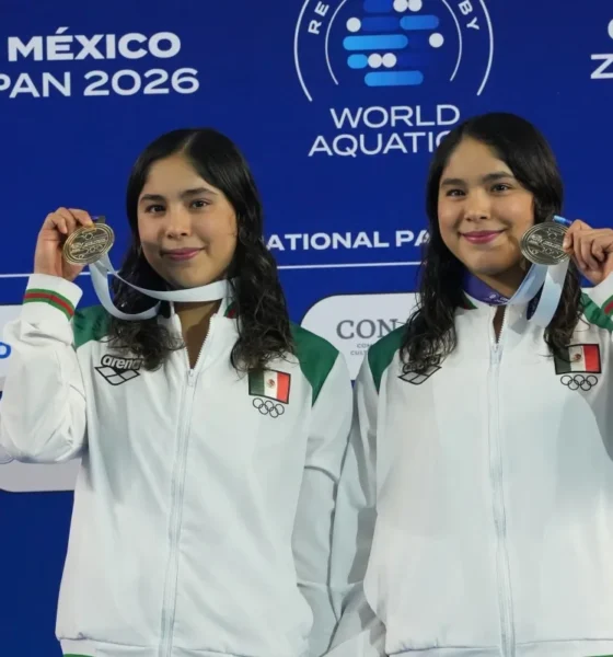 Gemelas jaliscienses suman oro en la Copa México de Clavados Zapopan 2026
