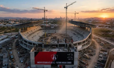 Atlas cocina ambicioso proyecto para construir un nuevo estadio en Guadalajara