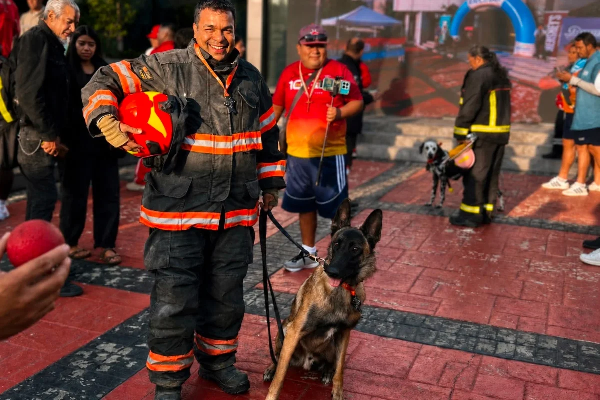 Bomberos de Zapopan participan en la Carrera Vertical 2026 en la Torre Armstrong