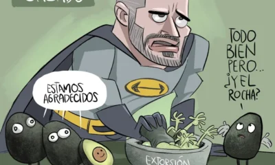Qucho Monero dedica su cartón a Omar García Harfuch