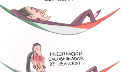 Qucho Monero dedica su cartón a Claudia Sheinbaum