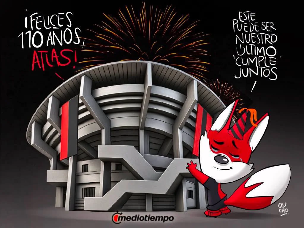 Qucho Monero dedica su cartón al Atlas