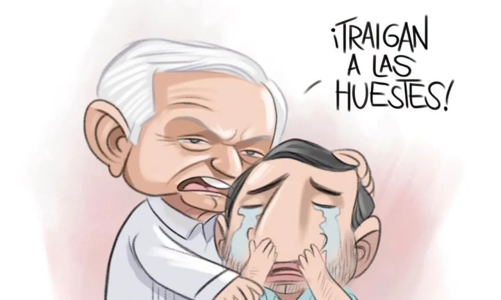 Qucho Monero dedica su cartón a Andy López Beltrán