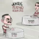 Cartón de Qucho sobre Carlos Lomelí y Mery Pozos