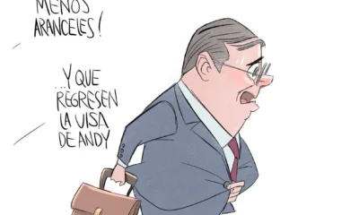 Cartón de Qucho Monero sobre Marcelo Ebrard