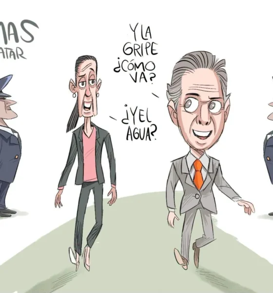 Qucho Monero dedica su cartón a la visita de la Presidenta Claudia Sheinbaum