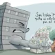 Cartón de Qucho Monero dedicado a Mirador de San Isidro