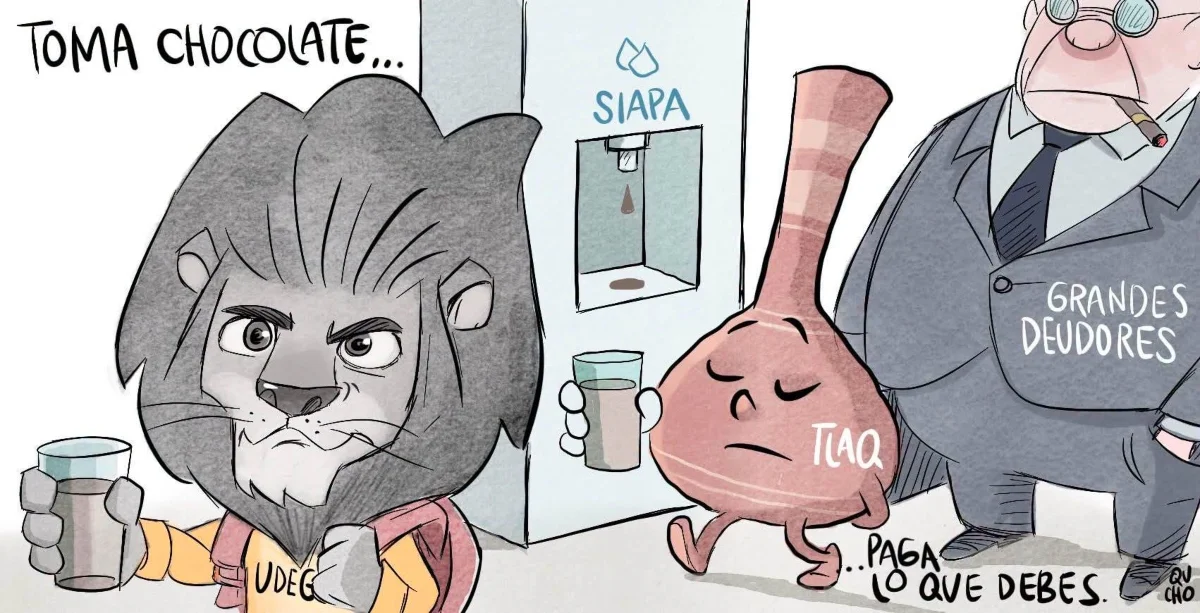 Cartón de Qucho sobre el Siapa