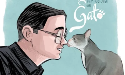 Qucho Monero dedica al día del gato