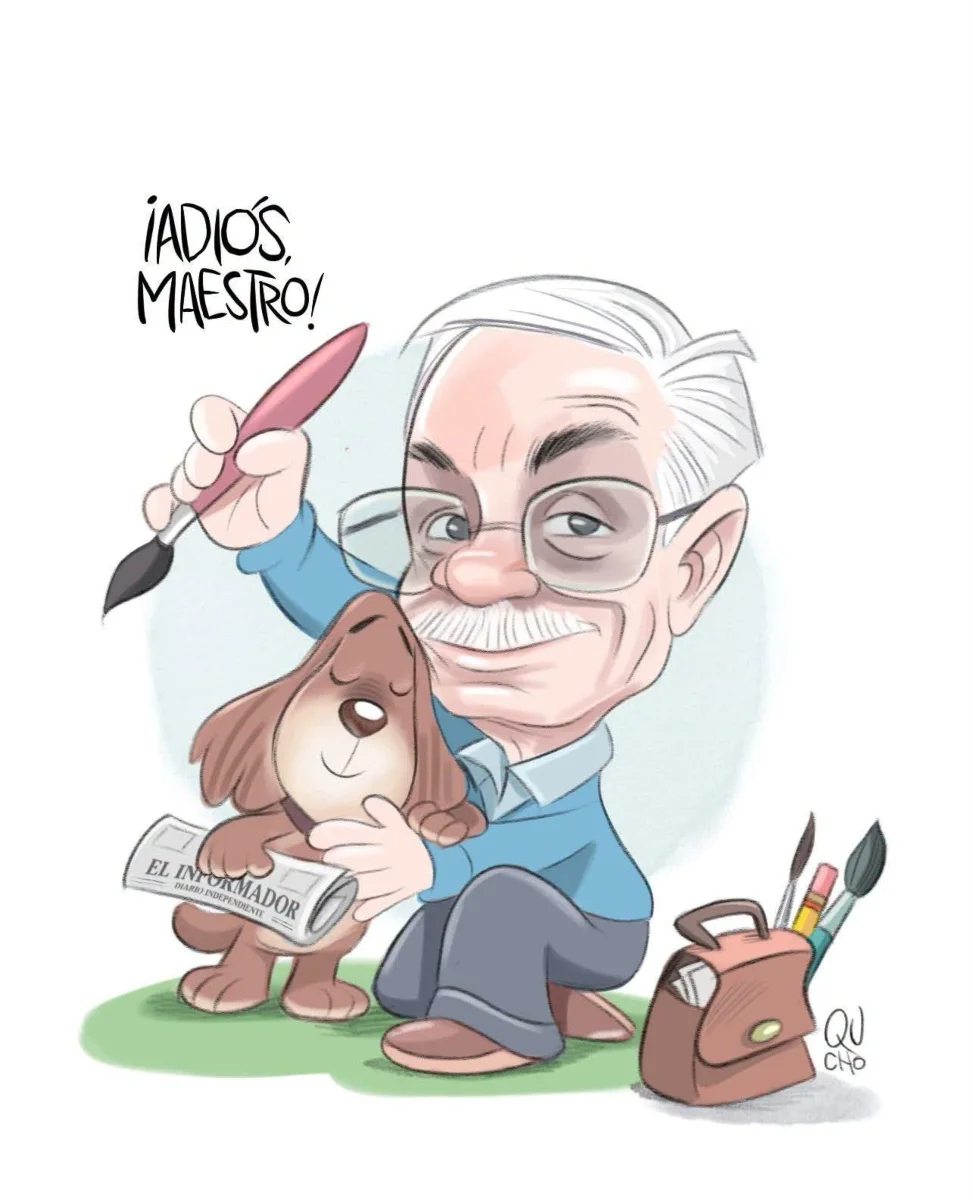 Qucho Monero dedica su cartón a Rodolfo Caloca