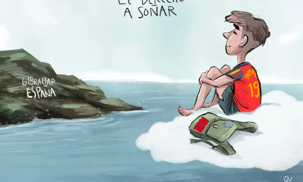 Cartón de Qucho sobre la crisis en España