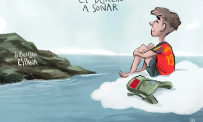 Cartón de Qucho sobre la crisis en España