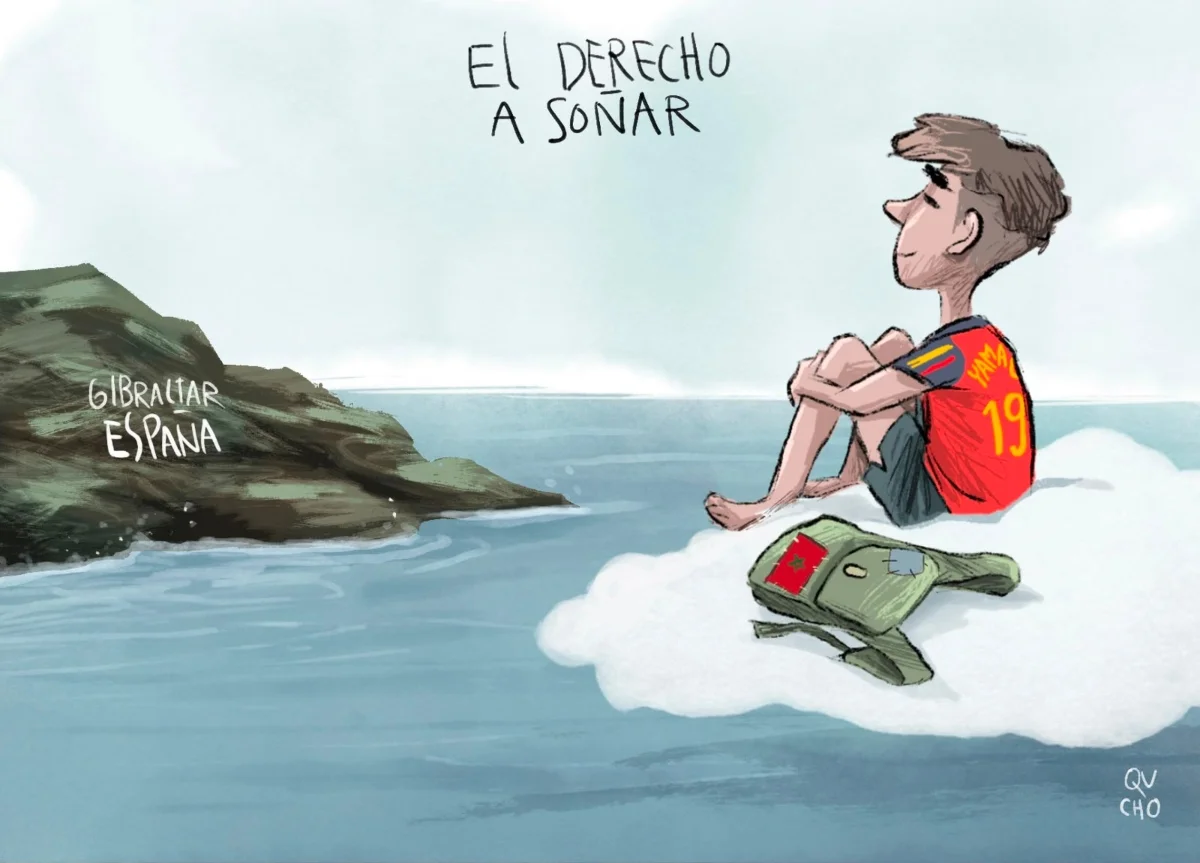 Cartón de Qucho sobre la crisis en España