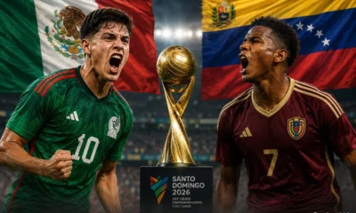 Selección Mexicana enfrenta a Venezuela en la final del futbol varonil de los Juegos Centroamericanos y del Caribe Santo Domingo 2026.