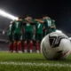Futbolistas de la Selección Mexicana Sub-23 celebran su clasificación a las semifinales de Santo Domingo 2026.
