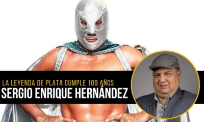 El Santo, Rodolfo Guzmán Huerta, con su tradicional máscara plateada durante su carrera en la lucha libre mexicana.