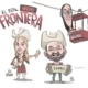 Cartón de Qucho Monero sobre el Grupo Frontera